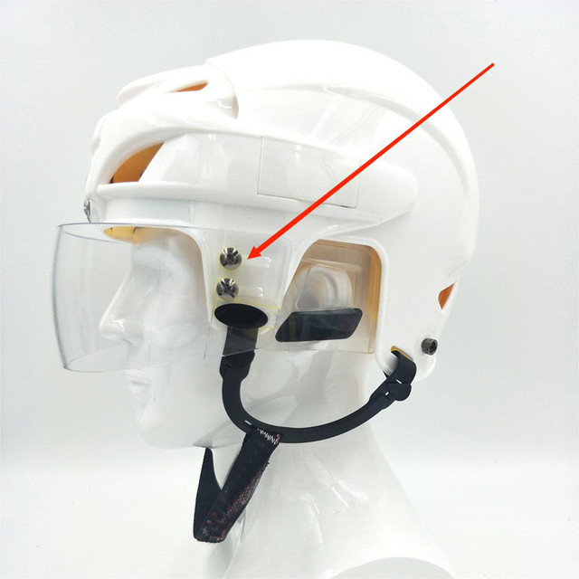 Helmet Facemask Goggle Fastener Ice Hockey Helmet Repair Kit Screw With  Nuts Goalie Helmet Visors Fastener